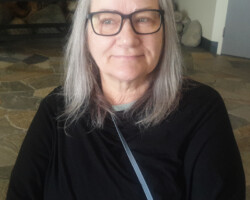 Wanda Maclean is our Crafternoon Queen and a valuable volunteer with our Thrift Store and our many events. She came to Terrace with her husband Moe. They have two daughters and three granddaughters.